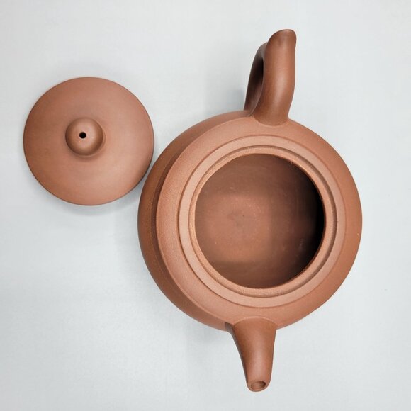 Chinese Hand Thrown Red Clay Terracotta Teapot With Lid 3" Tall - Picture 13 of 16